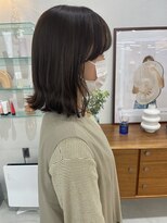 ヘアー アイス カンナ(HAIR ICI Canna) やわらかブラウンベージュでつやカラー