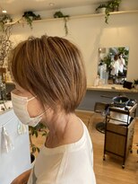 コノアラボ 守谷店(Conoah labo)&nbsp;オリーブグレージュ/グレージュカラー/白髪ぼかし/ハイライト