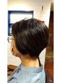 乾かすだけでまとまるショートグラ