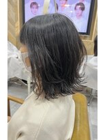 シアン 立川店(Shian)&nbsp;外ハネミディアムボブ×デジタルパーマ