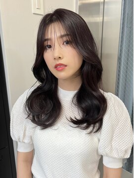 ベレーザシェルト(Beleza scelto) 1112美魔女髪質改善日本髪フレンチセピアアッシュゆる巻きロング