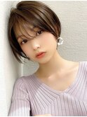 20代30代大人可愛いイメチェンショート/ショコラアッシュ/新宿