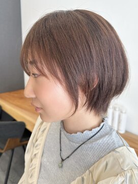 ビューエヒメ(VIEW EHIME) 大人ラフウェーブ20代30代40代ボブブラウンスウィングショート