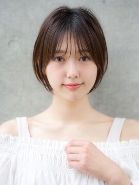 エインアンリー 表参道(AIN.ANLY.) 前髪あり大人耳掛けショートボブ30代40代【AIN.表参道】川原大地