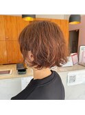 柔らかボブパーマ