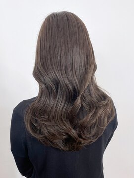 アイティーバイアルバム 下北沢店(IT by ALBUM) グレーベージュニュアンスカラーレイヤーロング_ba488181