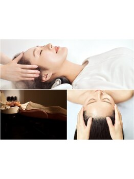 希少なヘッドスパ資格を持ったスタイリスト在籍。スカルプ/アロマ/頭皮改善など豊富なヘッドスパをご用意◎