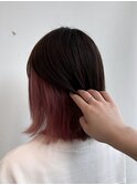 秋冬人気のインナーピンク!