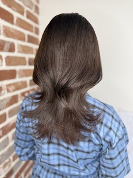 エニー 栄(Any) 韓国レイヤー×ラベンダーベージュ