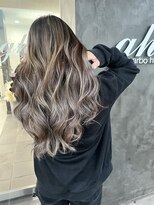 ガルボヘアー 桟橋店(garbo hair)&nbsp;バレイヤージュ　ロング　グラデーション　高知美容室