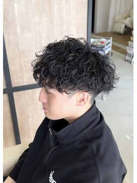 メンズギフト(men's GIFT) 刈り上げツーブロックメンズパーマ波巻きスパイラルパーマ