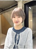 ハイトーンショートボブ