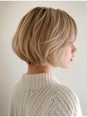 ハイトーン_調布顔周り前髪カットブリーチレイヤーカット