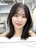 【yuuka】韓国ヘア　レイヤーカット　くびれヘア　名古屋美容室