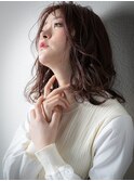 チェリーレッドウェットヘア抜け感エアリーミディu浦和30代40代