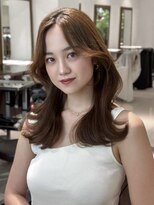 フォルテ 表参道店(FORTE)&nbsp;韓国風レイヤーカット、グレージュ、赤み消しカラー