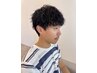 メンズパーマ＋カット＋極上ヘッドスパ