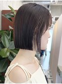 栄ナチュラル大人可愛い韓国ボブ　