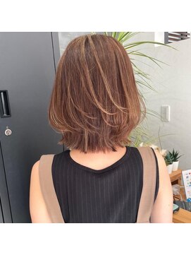 オレンジ(orange) 【大嶋】レイヤーボブ