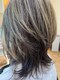 モーチェ(MOUCHE.)の写真/気になり始めた白髪も、グレイカラーでお洒落にカバー♪特殊なハイライトデザインで白髪ぼかしも綺麗に＊