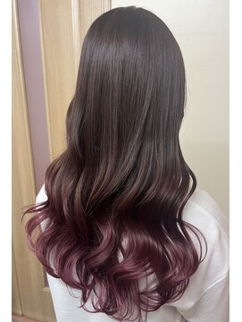 オールウェイズ(Always) ダブルカラー/ピンクグラデーション