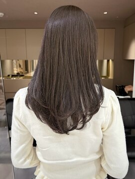 メゾンマイル 恵比寿(maison mile) オリーブグレージュ/透明感カラー/レイヤーカット/恵比寿駅