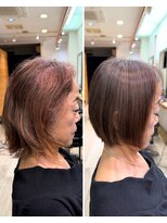 アップ(A+hair)&nbsp;【40・50代】パヤパヤ毛解消！疲れて見えない地毛風ストレート