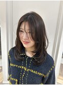 大人気スタイル 2wayバング×ミディアムレイヤー