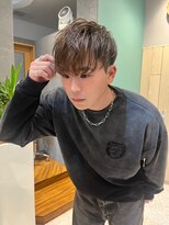 オーセンヘア(AUTHEN.HAIR)&nbsp;メンズハイトーン刈り上げフルバングショート【仙台】