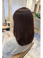 ラボヌールヘアーグレース 門前仲町店(La Bonheur hair grace) モカブラウン/セミロングレイヤー/ミディアムレイヤー