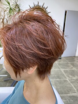 ヘアーハーツ(Hair Hearts) 丸みショート/潤いオレンジ