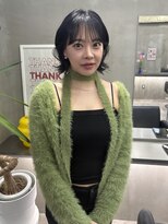 ウム(umu.)&nbsp;巻きアレンジ / ボブヘアセット / ボブヘアアレンジ / 韓国