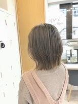 ルッソリベラ 池袋(Lusso libera)&nbsp;くびれボブ/ミルクティーベージュ/30代/40代/50代