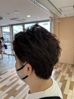 ケンジ 平塚 アネッタ(KENJE annetta)&nbsp;ミディアムスタイル　無造作パーマ