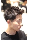 ニュアンスパーマ/ツイストスパイラル/フェード[中野/MEN'S]