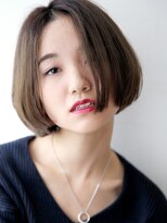 ラソ バルコ(LAZO barco)&nbsp;センターパートが新鮮＆好バランスなシンプルボブ