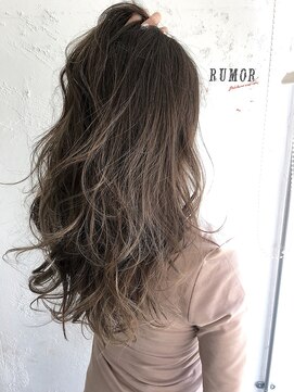 ルモア(RUMOR) Rumor×【３Dハイライトカラー】スモーキーベージュ