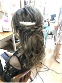 ハーフアップヘアアレンジ【ヘアアレンジ 立川南/立川/八王子】