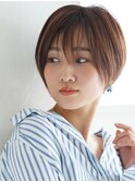 【奈良/富雄nao*c】長めバンク☆大人かわいい丸みショートヘア