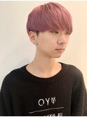 【LA PENSEE】メンズのペールピンク