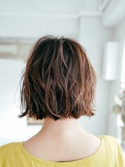 耳かけナチュラルショートスタイル◎30代40代50代