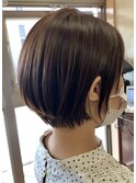 首がキレイに見えるモテショートボブ☆ 【福岡 聖容】