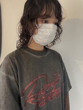キコエル 三軒茶屋(kikoeru) レイヤーミディアムハードパーマ