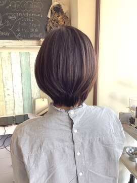 リエットヘア(Lie et.hair) 30代40代大人ショート×艶髪ロブヘア (ベージュ グレージュ)
