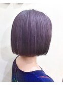 ラベンダーアッシュボブ