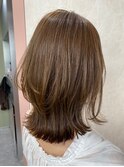 美髪/大人かわいい/こなれミディ/サンドベージュ[学芸大学]