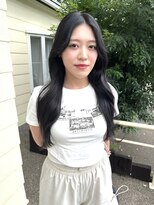 びゃんびゃん 江端店&nbsp;オリーブグレー/艶髪カラー/韓国風/小顔に見せるヘア/髪質改善