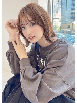 モナバイルーブル(MONA by Louvre) 【MONA】外ハネボブ/くびれボブ/小顔ヘア/伸ばしかけヘア