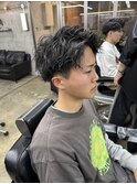 【Lond GULLMAN江村】かきあげショートパーマ