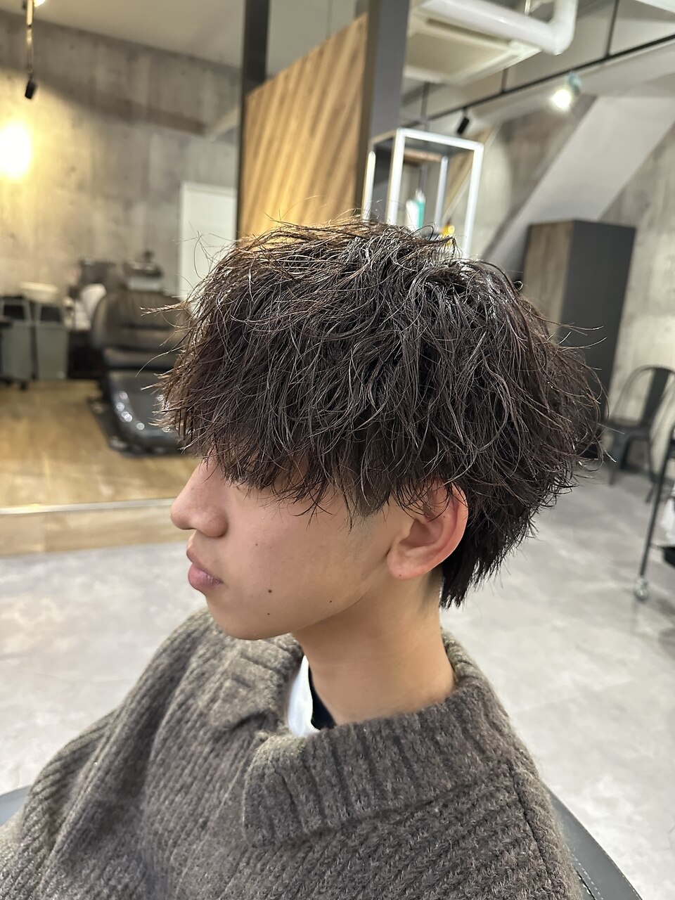 イージーアイロン（キャロット）　中古　メンズ　パーマ　ツイスト イージーアイロン キャベツ | TikTok